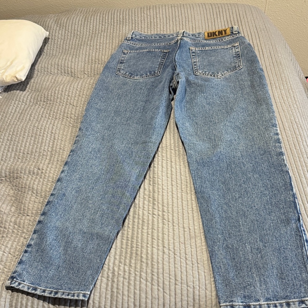 DKNY  vintage .Light Blue Denim Jeans 90s - Picture 6 of 12
